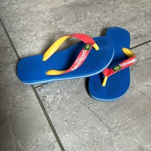 Havaianas Blue and Res classic flip flop - 13C/1Y
